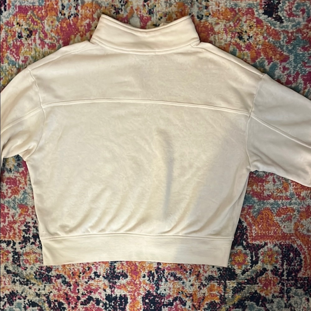Double Zero Cream Quarter-Zip Pullover - image 3
